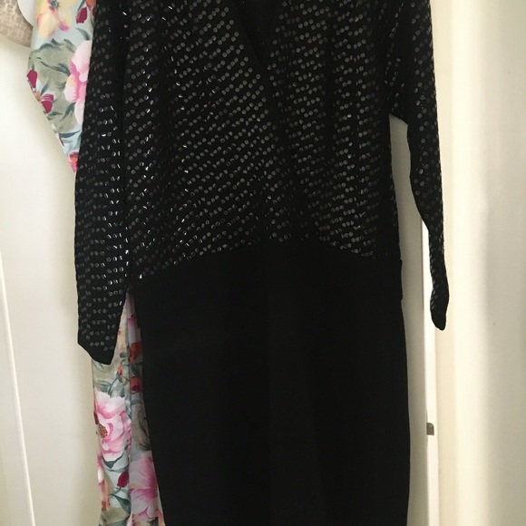 Vintage St. John’s Black Knit Dress from I.Magnin - Picture 4 of 8